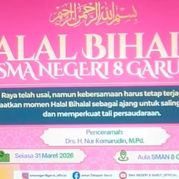 Kegiatan Halal Bihalal SMA Negeri  8 Garut