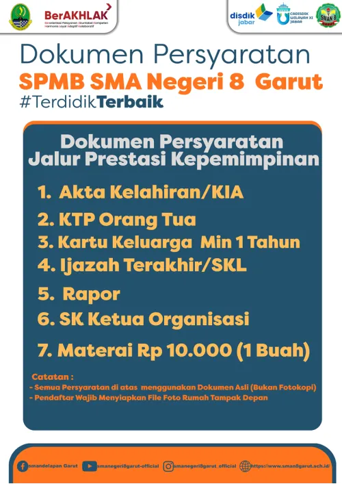 DOK PERSYARATAN PRESTASI KEPEMIMPINAN