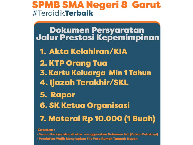 DOK PERSYARATAN PRESTASI KEPEMIMPINAN