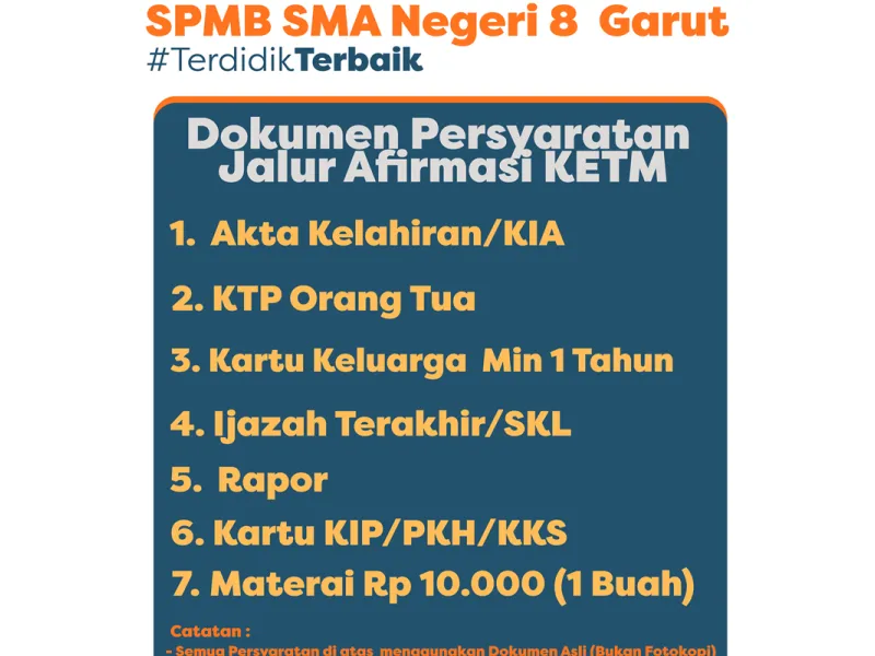 DOK PERSYARATAN KETM